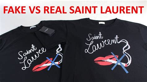 ysl t shirt real or fake|yves saint laurent clothing.